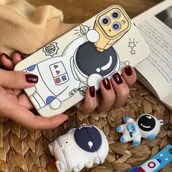 قاب موبایل آیفون 7plus / 8plus فضانورد ناسا تلسکوپ دار