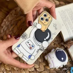 قاب موبایل آیفون 7plus / 8plus فضانورد ناسا تلسکوپ دار