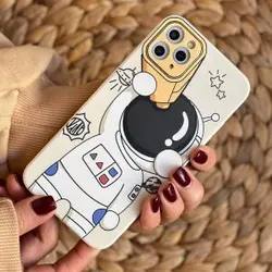 قاب موبایل آیفون 7plus / 8plus فضانورد ناسا تلسکوپ دار