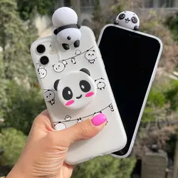 قاب موبایل سامسونگ A6  پاندا عروسکی + پاپ سوکت رایگان