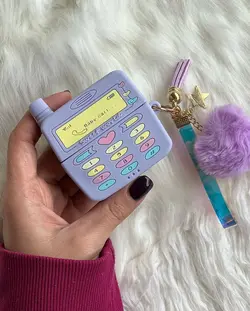 کاور ایرپاد  2 / 1 series تلفن بی سیم سیلیکونی + بند ست