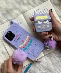 کاور ایرپاد series PRO تلفن بی سیم سیلیکونی + بند ست