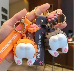 جاکلیدی آویز پشت گربه