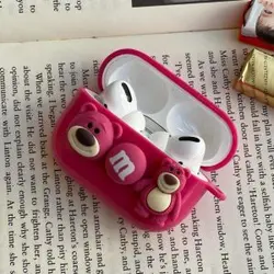 کاور ایرپاد series 3 خرس صورتی برجسته خمیری یوگی