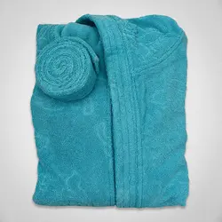 حوله پالتویی میخک فیروزه ای