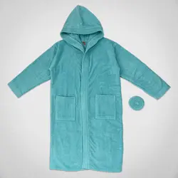 حوله پالتویی شمیم فیروزه ای