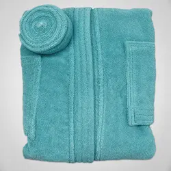 حوله پالتویی شمیم فیروزه ای