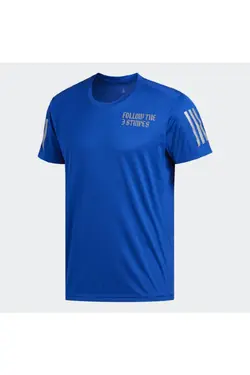 تیشرت مردانه آدیداس  OWN THE RUN Mavi Erkek T-Shirt 100575484