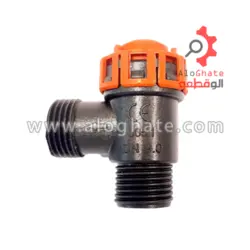 شیر اطمینان 3بار پلاستیکی رزوه ای 1/2 طرح بیترون