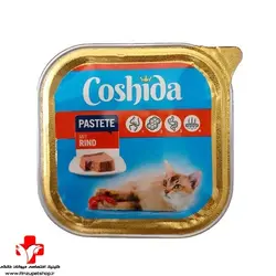 خوراک کاسه ای کوشیدا گربه پته گوشت گوساله Vom Coshida Cat VEAL 100gr