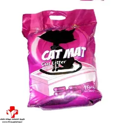 خاک گربه ساده کت مت ساده  10 کیلویی   Cat Litter CAT MAT 10kg