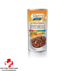 سوپ  گوشت گوساله با لوبیا سبز مخصوص سگ 100g- Stuzzy