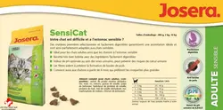 غذای خشک گربه بالغ جوسرا Josera SensiCat 10kg