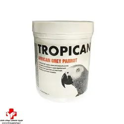 غذای طوطی آفریقایی تروپیکن 500 گرمی  TROPICAN AFERICAN GREY PARROT 500gr