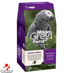 غذای کاسکو  تاپ فید  Topfeed AFERICAN GREY PARROT  1kg