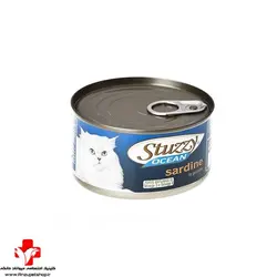 کنسرو استازی اوشن ماهی سالمون و ساردین  Stuzzy ocean sardine 185 g