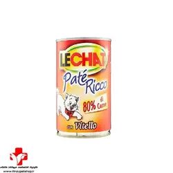 کنسرو گربه لچت گوشت گوساله  LECHAT Pate VEAL  400 gr