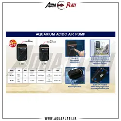 پمپ هوا تک خروجی شارژی آکواریوم سوبو A-310 - آکوا پلاتی