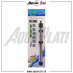 بخاری آکواریوم آر اس الکتریکال RS-208B 100W - آکوا پلاتی