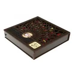 گز لقمه پسته 38 درصد جعبه چوبی - آرتا گز