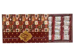 گز لقمه پسته ۲۰ درصد همراه با عسل و ترنجبین - آرتا گز