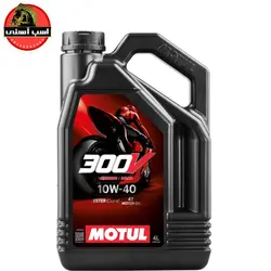 روغن موتول 300V گرید 10W40 چهارلیتری | MOTUL