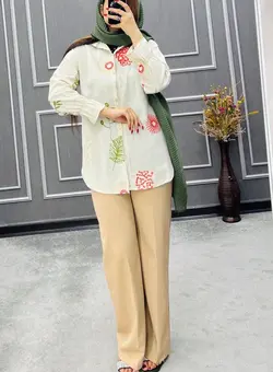 شومیز گلدوزی شده کد ۱۲۵۹۳