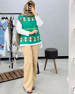 دو پی اس گلدوزی شده کد ۱۲۶۹۰