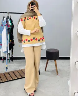 دو پی اس گلدوزی شده کد ۱۲۶۹۰