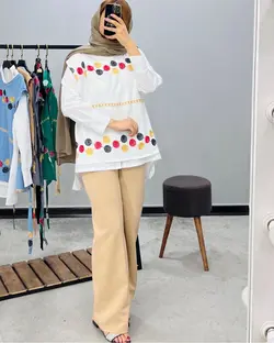 دو پی اس گلدوزی شده کد ۱۲۶۹۰