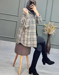 پالتو پشمی کد ۱۲۷۹۹