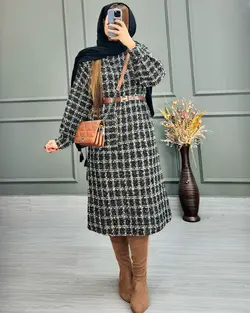 پالتو بلند شانل کد۱۲۸۷۲