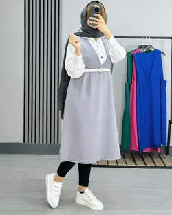 ۳تیکه سارافون شونیز کمربند کد ۱۲۳۰۰