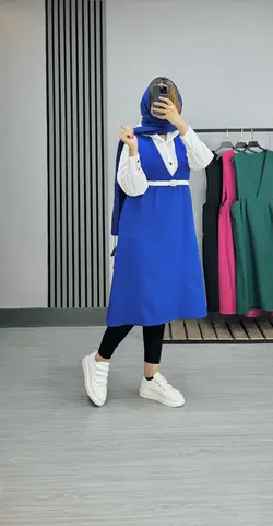 ۳تیکه سارافون شونیز کمربند کد ۱۲۳۰۰