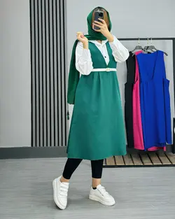 ۳تیکه سارافون شونیز کمربند کد ۱۲۳۰۰