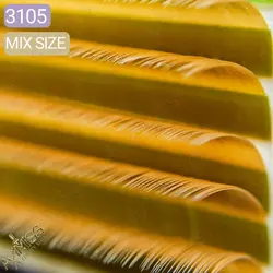 مژه والیوم کی لش رنگی 0/7 MIX2