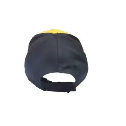 کلاه نقاب دار زرد با نام و لوگو سپاهان