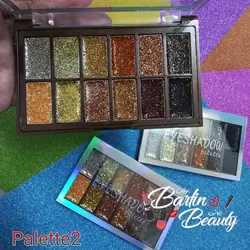 پالت سایه گلیتر ۱۲ رنگ Sweet Rose