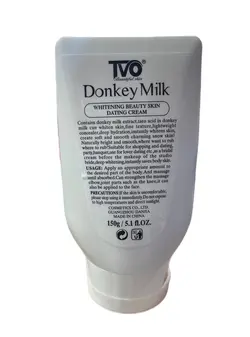 کرم روشن کننده و آبرسان پوست شیر الاغDonkey milk
