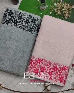 حوله حمام طرح لاور بهباف اذر 100در155سانت