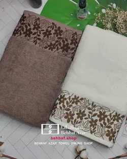 حوله حمام طرح لاور بهباف اذر 100در155سانت