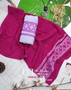 حوله دستی متوسط طرح کارتال بهباف اذر 40در80 سانت