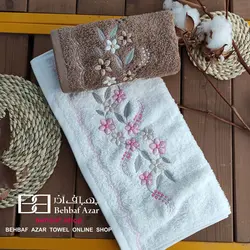 حوله دستی گلدوزی اوالی بهباف اذر