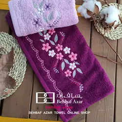 حوله دستی گلدوزی اوالی بهباف اذر