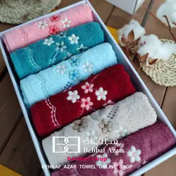 حوله دستی گلدوزی اوالی بهباف اذر