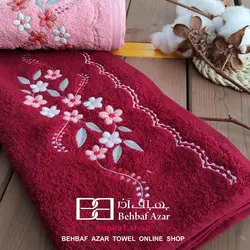 حوله دستی گلدوزی اوالی بهباف اذر