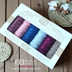 حوله دستی بهباف آذر طرح آرامیس 40در80 سانتی متر