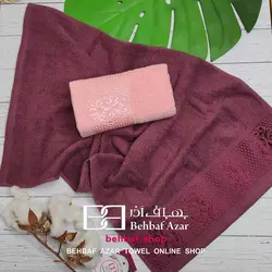 حوله دستی سیلک بهباف اذر