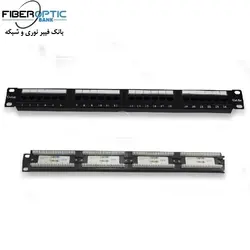 پچ پنل 24 پورت CAT5e UTP Qualenet مدل Loaded