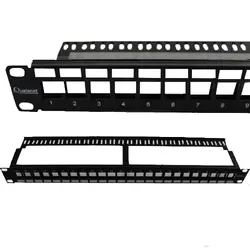 پچ پنل شبکه 24 پورت CAT6 SFTP Qualenet ،فلزی